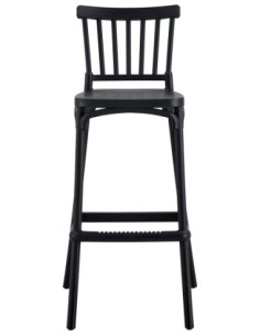 Taburete MILOS, tratamiento anti UV, polipropileno antracita 2