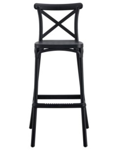 Taburete CORFÚ, tratamiento anti UV, polipropileno antracita 2