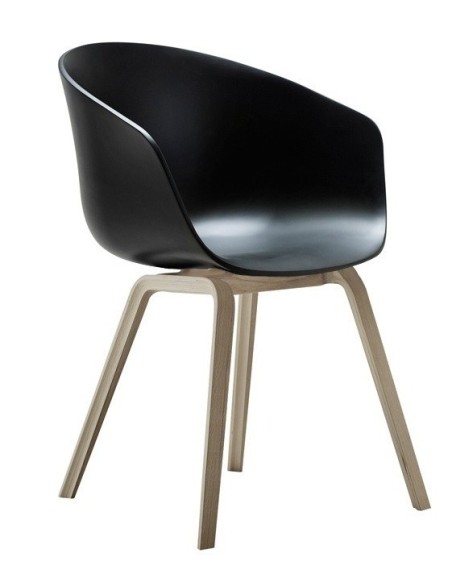 Sillón DANTE NEW (SU), metal, polipropileno negro