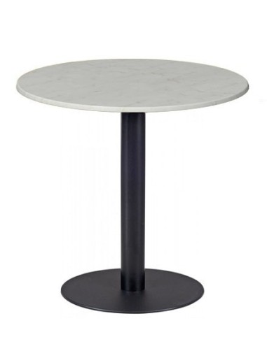 Mesa BOMBAY, negra, base de 72 cms y tapa de 70 cms. Color a elegir