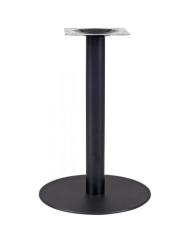 Mesa BOMBAY, negra, base de 72 cms y tapa de 70 cms. Color a elegir