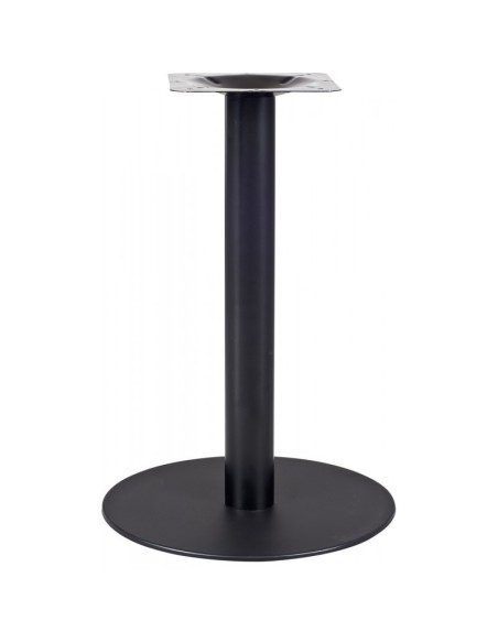 Mesa BOMBAY, negra, base de 72 cms y tapa de 70 cms. Color a elegir