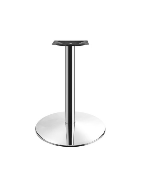 Mesa BENAMARA, acero inoxidable, base de 72 cms y tapa 70 cms. Color a elegir