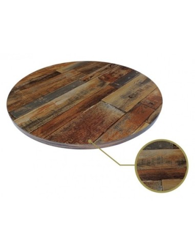 Mesa BENAMARA, acero inoxidable, base de 72 cms y tapa 70 cms. Color a elegir