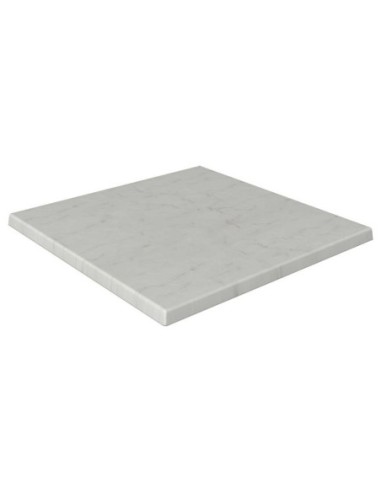 Mesa BENAMARA, acero inoxidable, base de 72 cms y tapa 60x60 cms. Color a elegir