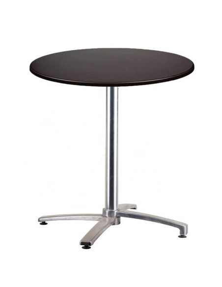 Mesa GUADIARO, aluminio, 4 brazos, base de 72 cms y tapa 70 cms. Color a elegir