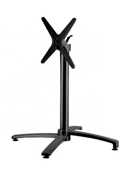 Mesa GUADIARO, aluminio, 4 brazos, base de 72 cms y tapa 70 cms. Color a elegir