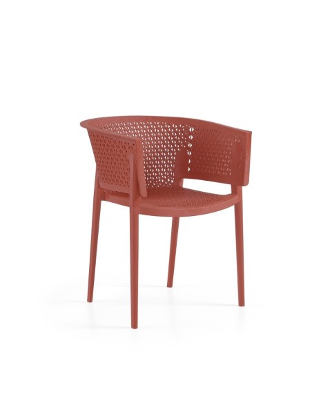 Sillón BILL, apilable,  polipropileno antracita