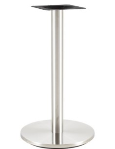 Base de mesa BENAGIL, acero inoxidable, 45 cms de diámetro, altura 72 cms