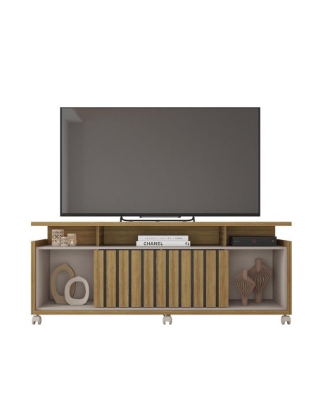Mueble TV OASIS, miel y cacao, 160 cms.