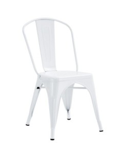 Silla TOL EK LIMITED, acero, blanca