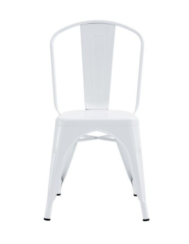 Silla TOL EK LIMITED, acero, blanca