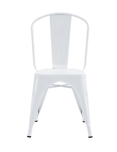 Silla TOL EK LIMITED, acero, blanca