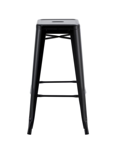 Taburete TOL EK LIMITED, acero, negro