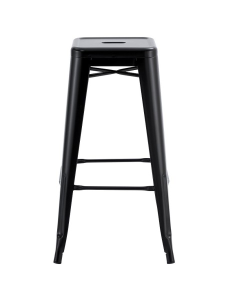 Taburete TOL EK LIMITED, acero, negro