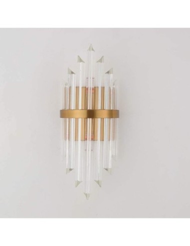 Aplique PALACE, metal dorado, cristal