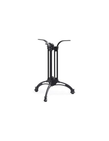 Mesa EIFFEL NEW, aluminio, 3 pies, negra, base de 70 cms y tapa 70 cms. Color a elegir