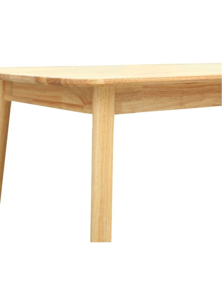 Mesa TRANSILVANIA, madera natural, 75 x 75 cms