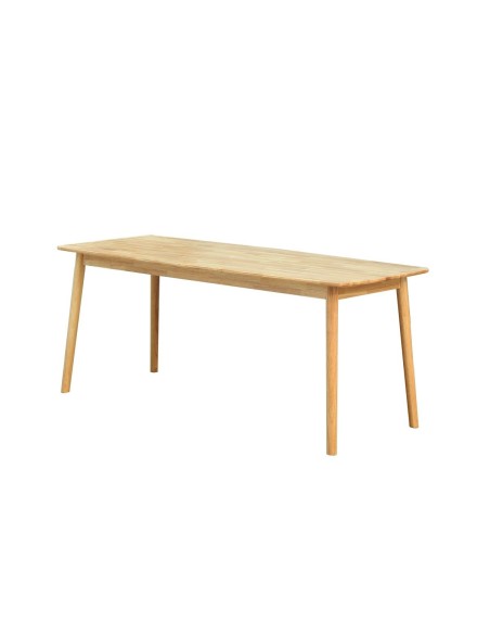 Mesa TRANSILVANIA, madera natural, 180 x 75 cms