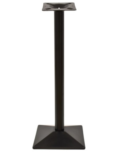 Base de mesa SOHO, alta, negra, base de 40 x 40 cms, altura 110 cms