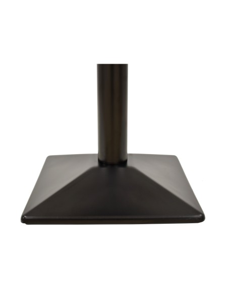 Base de mesa SOHO, alta, negra, base de 40 x 40 cms, altura 110 cms