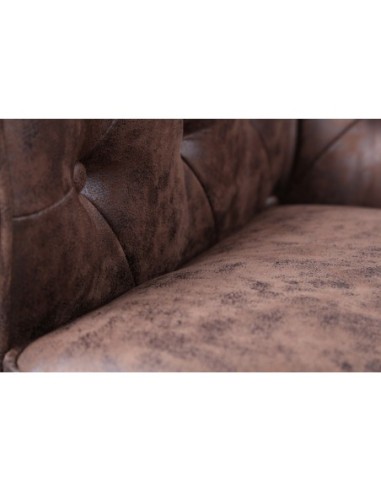 Sofá CHESTER NEW, 2 plazas, similpiel vintage