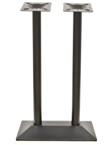 Base de mesa SOHO, alta, rectangular, negra, base de 70 x 40 cms, altura 110 cms