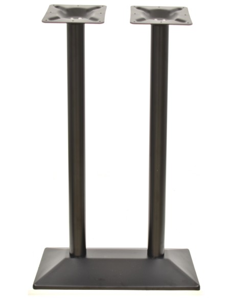 Base de mesa SOHO, alta, rectangular, negra, base de 70 x 40 cms, altura 110 cms