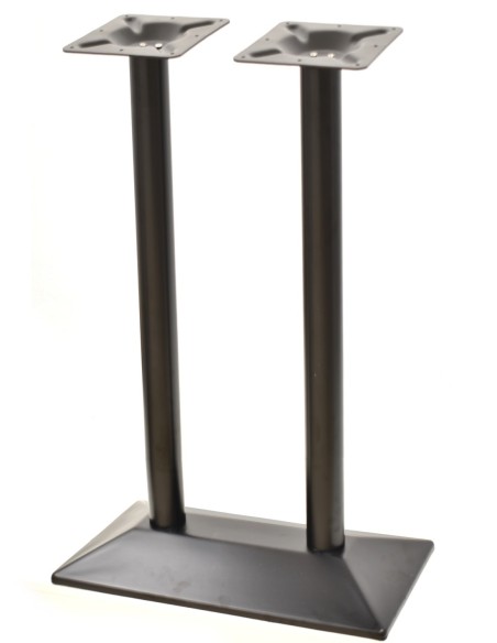 Base de mesa SOHO, alta, rectangular, negra, base de 70 x 40 cms, altura 110 cms