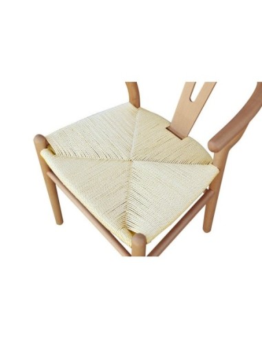 Silla WISH, madera de haya, natural, fibra trenzada