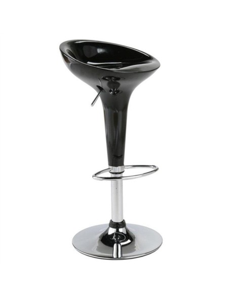 Taburete AUSTIN ( M ), cromado, abs negro