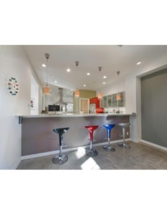 Taburete AUSTIN ( M ), cromado, abs negro 2