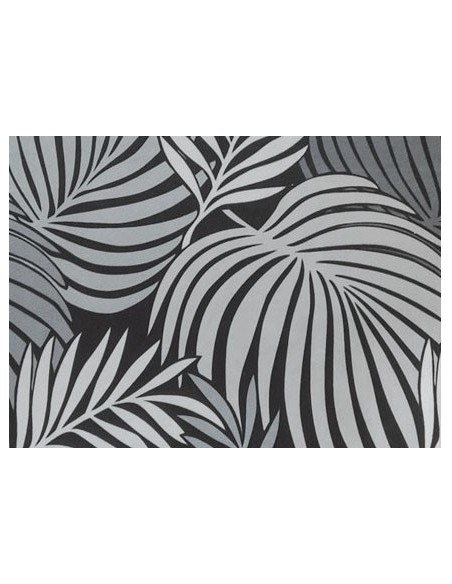 Taburete HORUS NEW, metal, tapizado velvet gris con trasera floral a juego