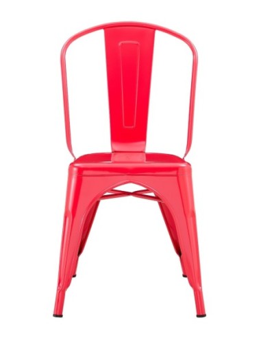 Silla TOL EK LIMITED, acero, rojo