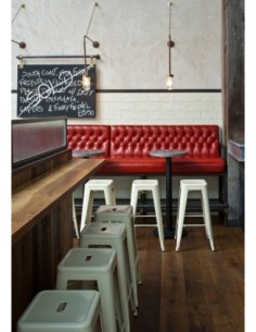 Taburete TOL EK LIMITED, acero, gris plata 2