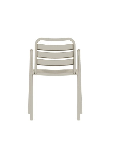 Sillón TROPICANA, apilable, polipropileno gris pálido