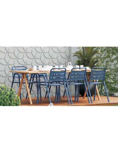 Sillón TROPICANA, apilable, polipropileno marrón light