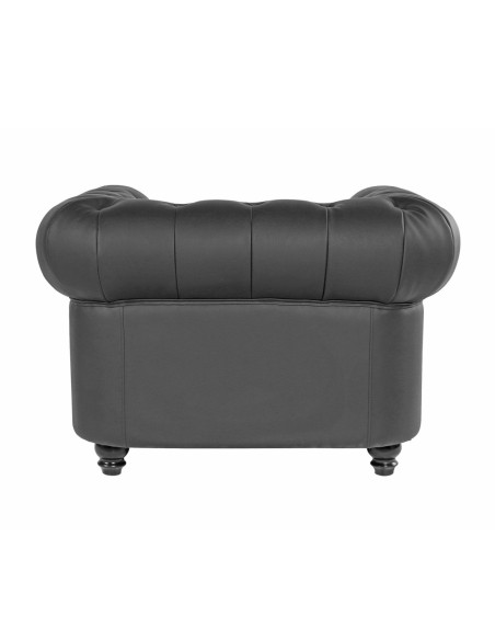 Sillón CHESTER NEW, similpiel negra