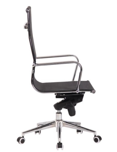 Sillón de oficina ZURICH, alto, malla negra