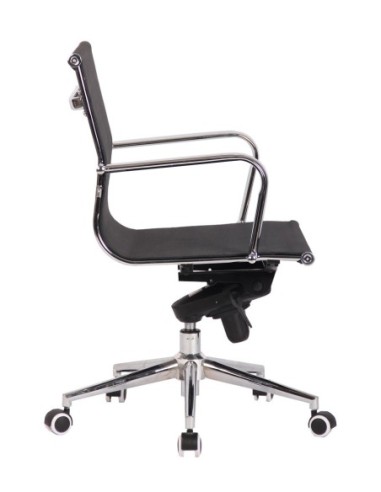 Sillón de oficina ZURICH, giratorio, malla negra