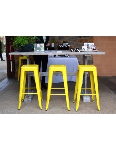 Taburete TOL EK LIMITED, acero, amarillo 2