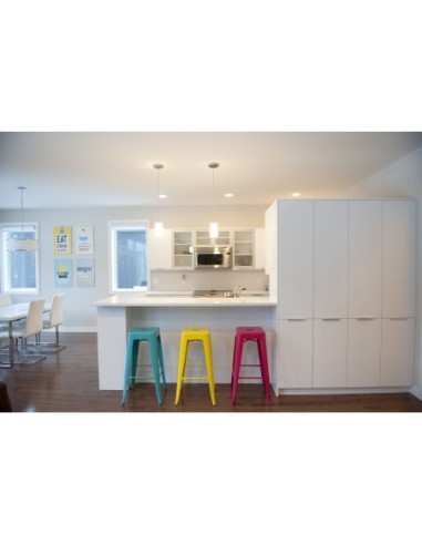 Taburete TOL EK LIMITED, acero, amarillo