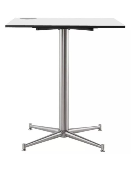 Base de mesa PAUDY, acero inoxidable, base de 63 x 63 cms, altura 72 cms