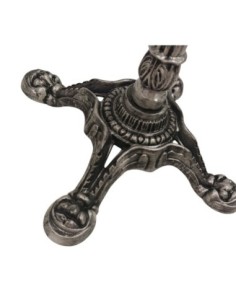 Base de mesa LIVRY 110, alta, fundición, 4 pies, acabado vintage, altura 110 cms 2