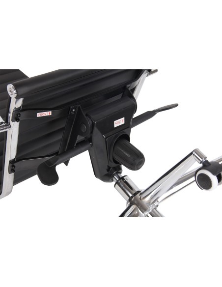 Sillón de oficina ROTERDAM, alto, similpiel negro