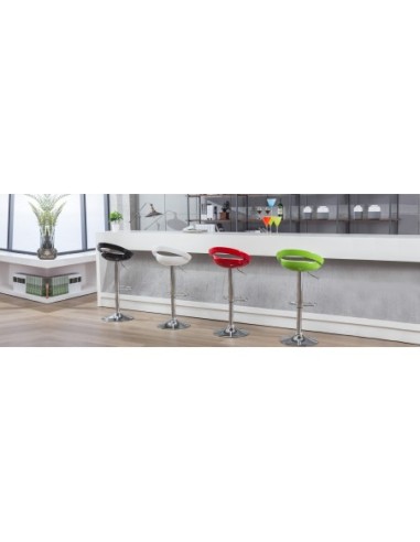 Taburete FLIT (M), cromado, abs negro