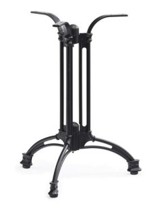 Base de mesa EIFFEL NEW, aluminio, 3 pies, negra, altura 70  cms