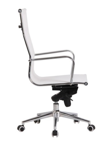 Sillón de oficina ZURICH, alto, malla blanca