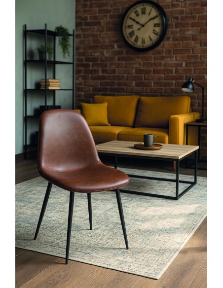 SILLA MOD. CORDOBA VINTAGE   EFECTO CUERO VIEJO