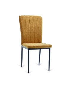 SILLA COMEDOR MOD. CANGAS DORADO TELA LAVABLE